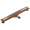 Mexen Flat M13 lineaarne äravool 2-ühes 50 cm, harjatud vask - 1C10050-15
