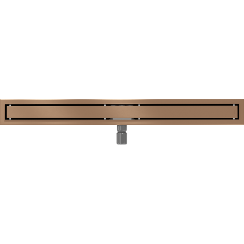 Mexen Flat M13 linear drain 2-in-1 100 cm, brushed copper - 1C10100-15