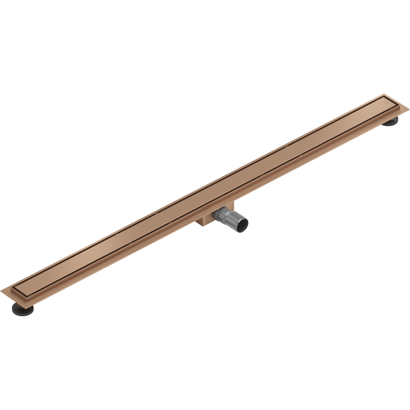 Mexen Flat M13 Linear Drain 2in1 110 cm, Brushed Copper - 1C10110