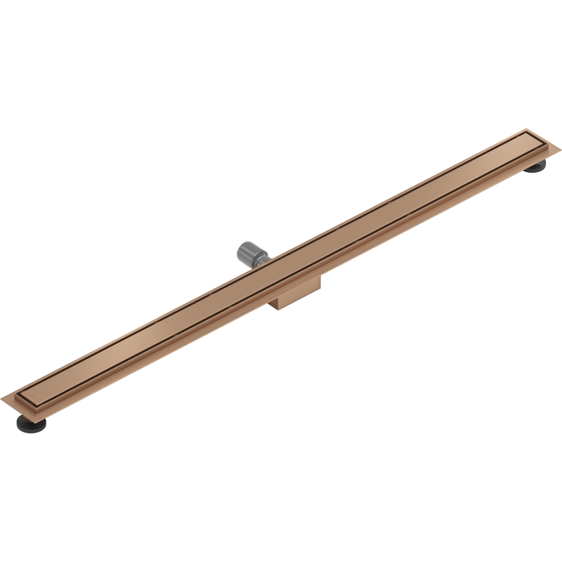 Mexen Flat M13 linear overflow 2-in-1 160 cm, brushed copper - 1C10160