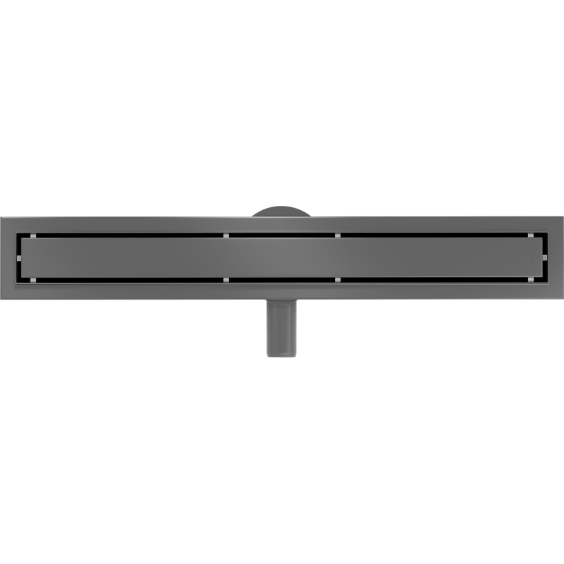 Mexen Flat 360° M13 rotary 2-in-1 linear drain 50 cm, brushed gun gray - 1E10050-40