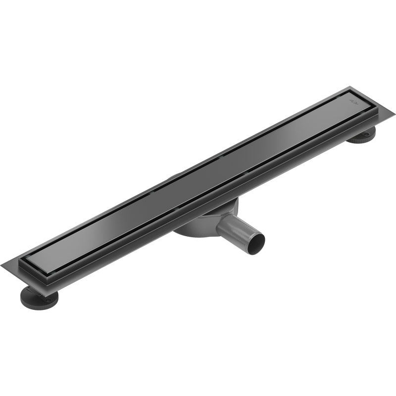 Mexen Flat 360° M13 Rotatable Linear Drain 2-in-1 60 cm, Brushed Gun Gray - 1E10060-40