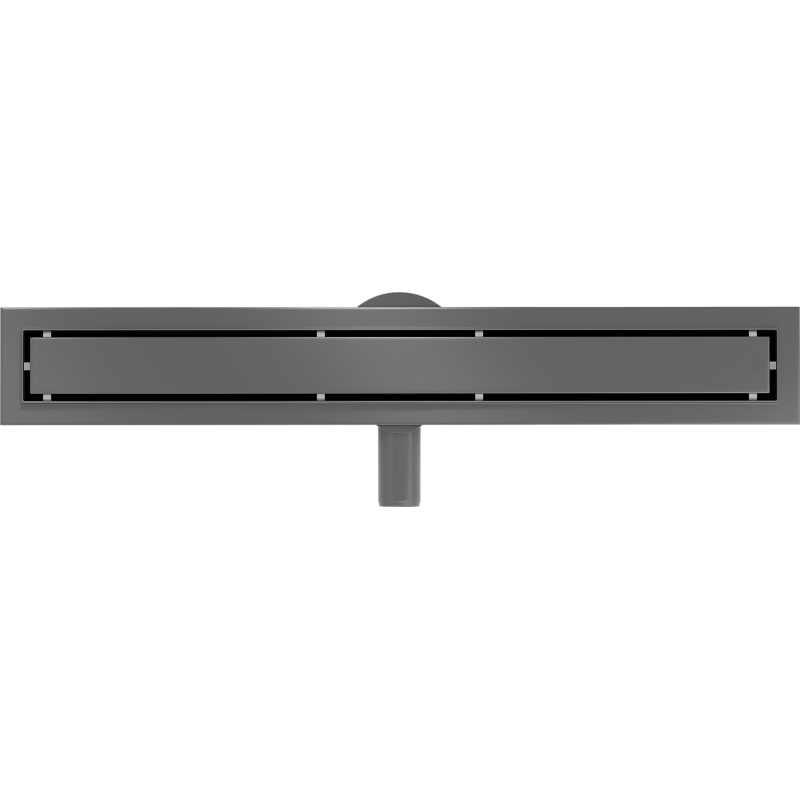 Mexen Flat 360° M13 scarico lineare girevole 2 in 1 60 cm, grigio canna spazzolato - 1E10060-40