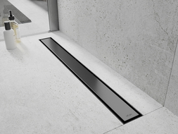 Mexen Flat 360° M13 siphon linéaire rotatif 2 en 1 70 cm, gris canon brossé - 1E10070-40