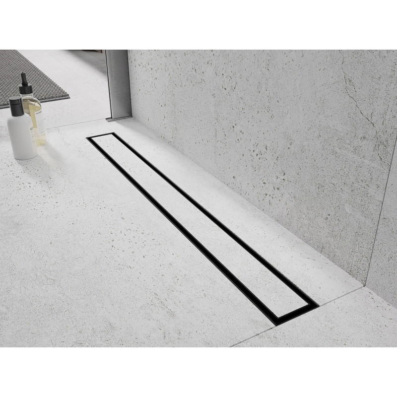 Mexen Flat 360° M13 pöörlev lineaarne äravool 2-in-1 90 cm, relv hall harjatud - 1E10090-40