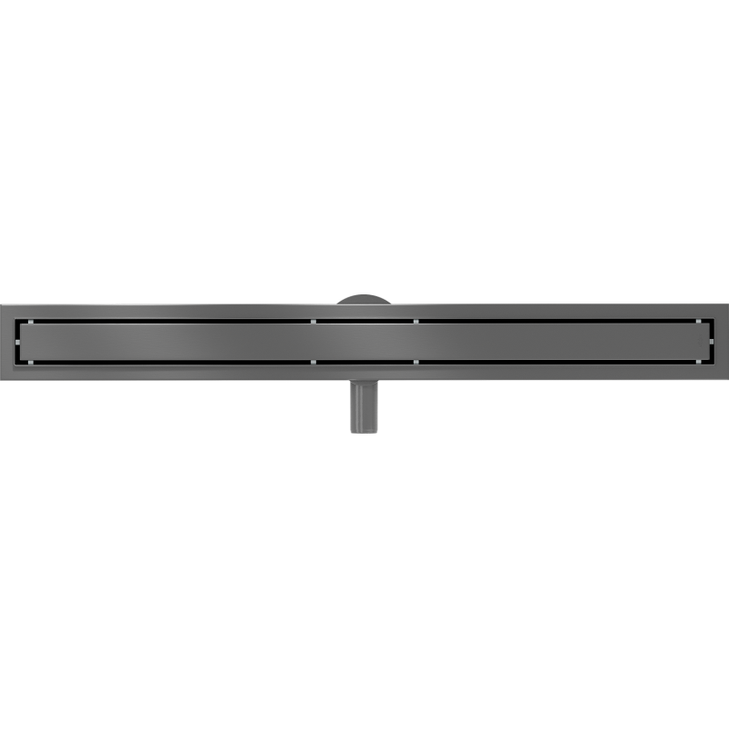Mexen Flat 360° M13 rotating linear drain 2-in-1 100 cm, gun gray brushed - 1E10100-40
