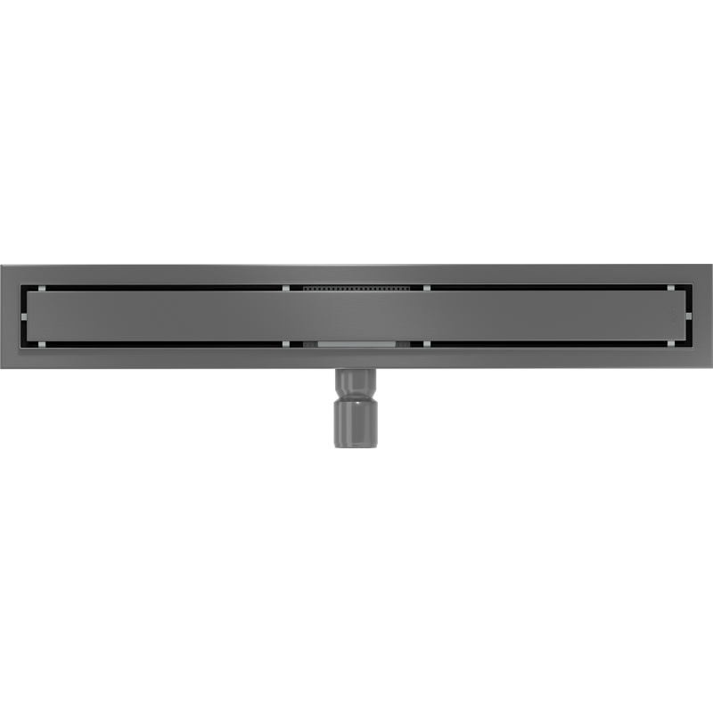 Mexen Flat M13 linear drain 2-in-1 50 cm, gun gray brushed - 1E10050-15