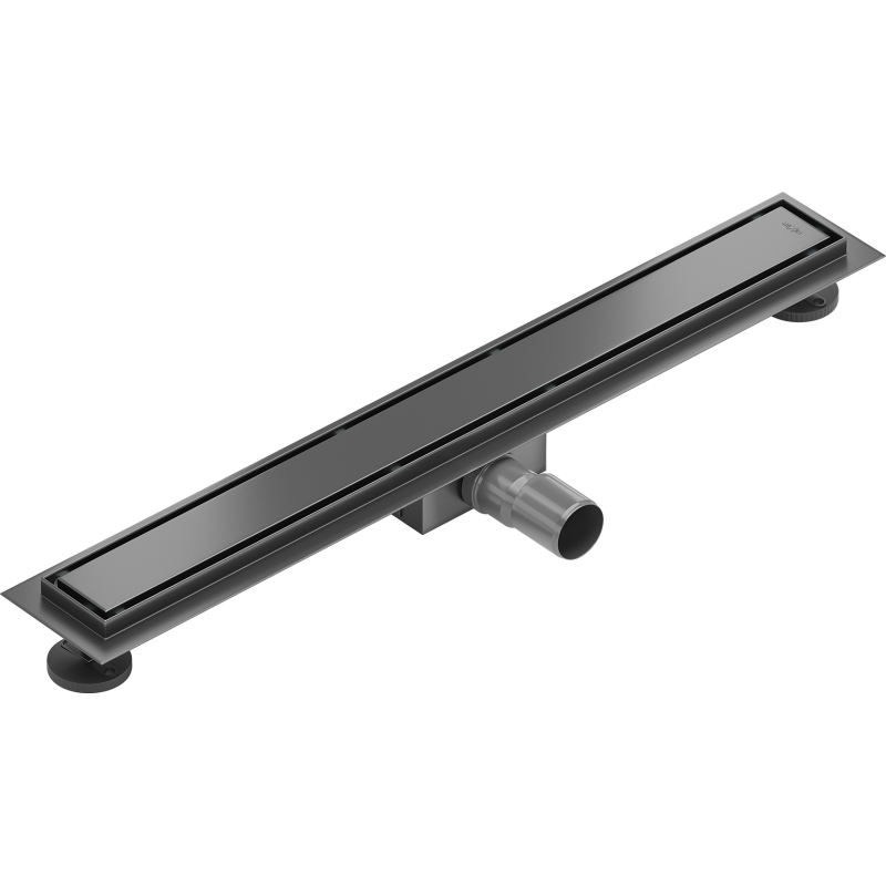 Mexen Flat M13 linear drain 2-in-1 60 cm, gun gray brushed - 1E10060-15