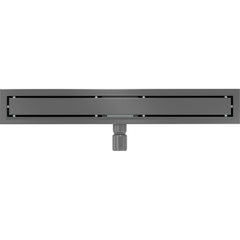 Mexen Flat M13 linear drain 2-in-1 70 cm, gun gray brushed - 1E10070-15