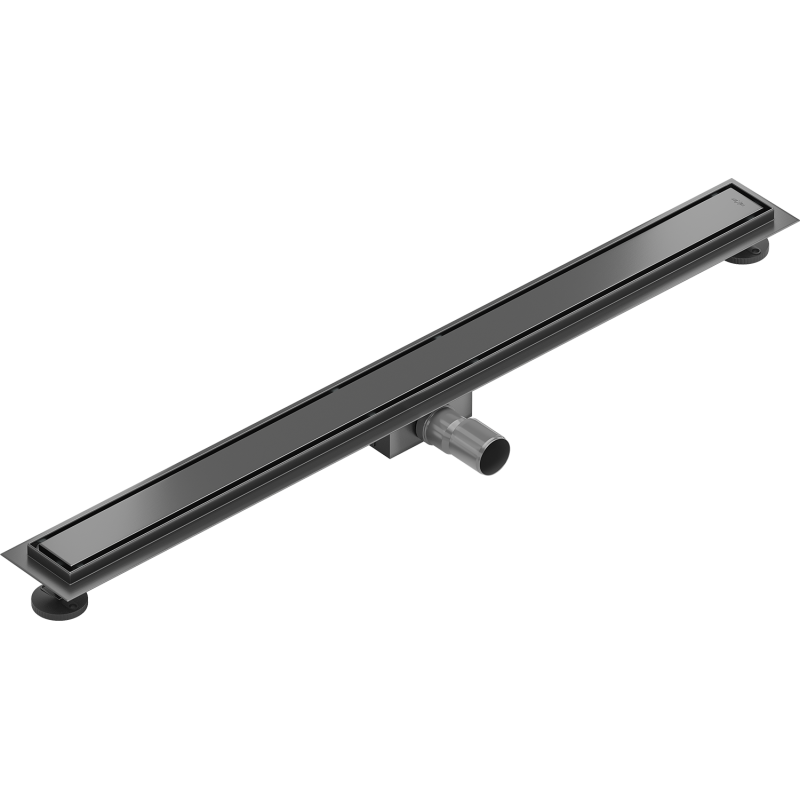 Mexen Flat M13 linear drain 2-in-1 100 cm, brushed gun gray - 1E10100-15