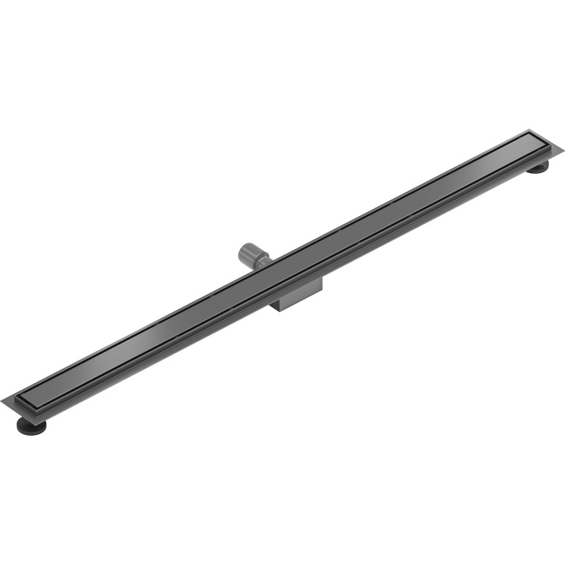Mexen Flat M13 2-in-1 joonduse äravool 120 cm, gun gray harjatud - 1E10120