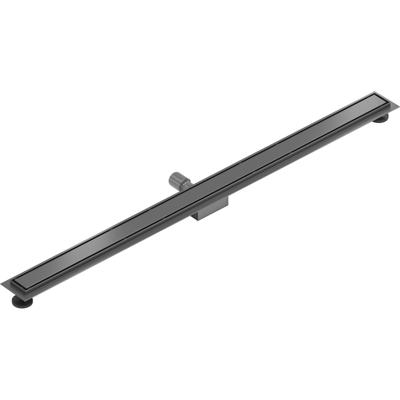 Mexen Flat M13 odpływ liniowy 2w1 130 cm, gun gray szczotkowany - 1E10130
