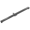 Mexen Flat M13 linear drain 2-in-1 130 cm, gun gray brushed - 1E10130