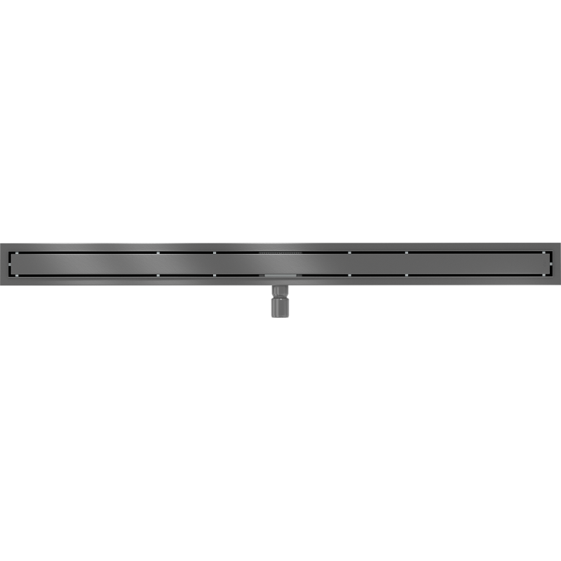Mexen Flat M13 linear drain 2-in-1 140 cm, brushed gun gray - 1E10140