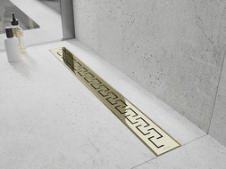 Mexen Flat M15 cache pour drain linéaire 60 cm, or - 1524060