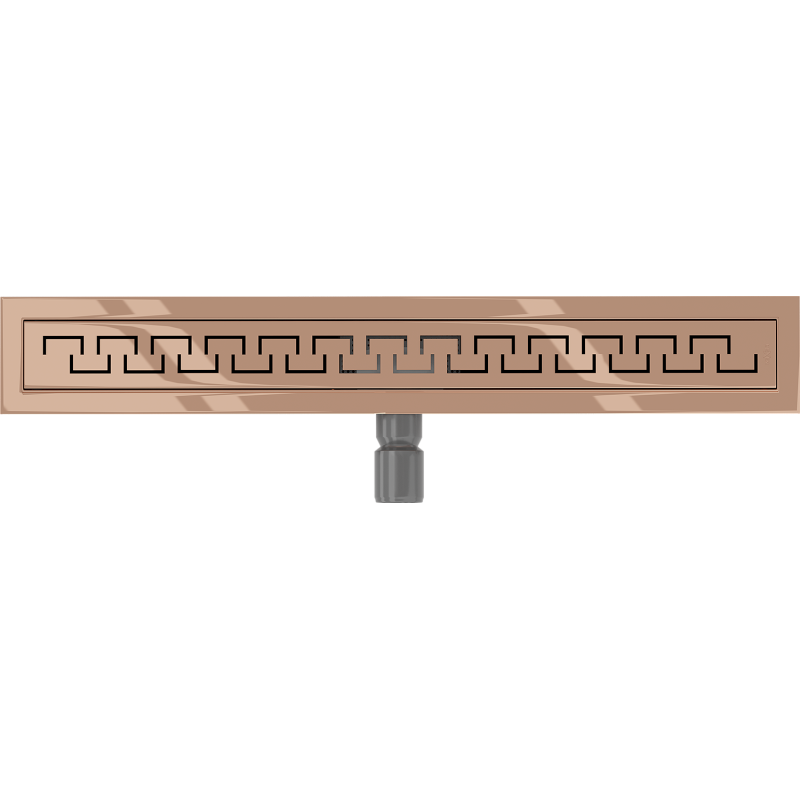 Mexen Flat M15 linear drain 60 cm, rose gold - 1624060-15