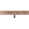 Mexen Flat M15 linear drain 60 cm, rose gold - 1624060-15