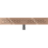 Mexen Flat M15 joonduse äravool 70 cm, roosa kuld - 1624070-15