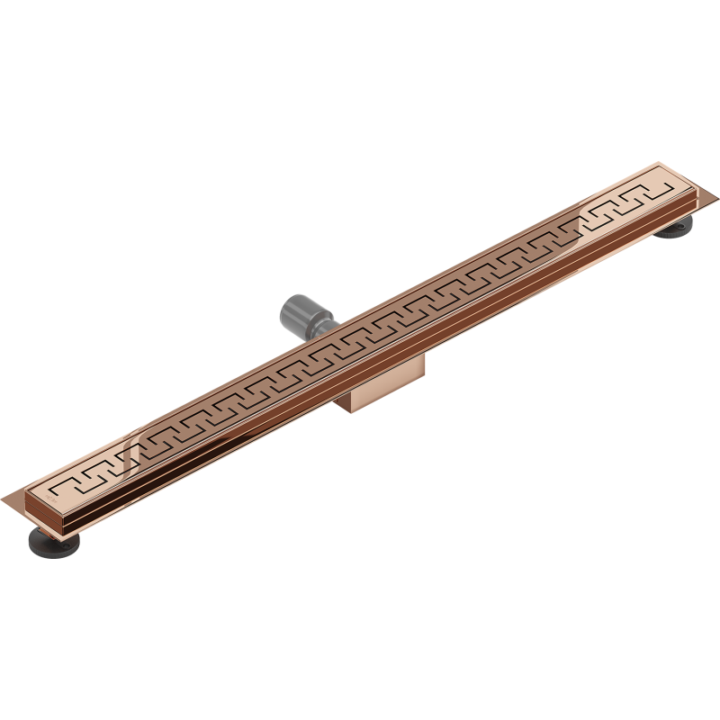 Mexen Flat M15 linear drain 80 cm, rose gold - 1624080-15