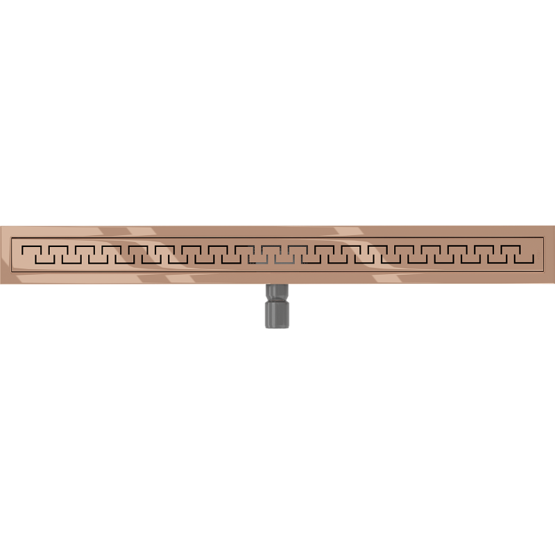 Mexen Flat M15 linear drain 80 cm, rose gold - 1624080-15