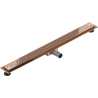 Mexen Flat M15 joontrapp 100 cm, roosa kuld - 1624100-15