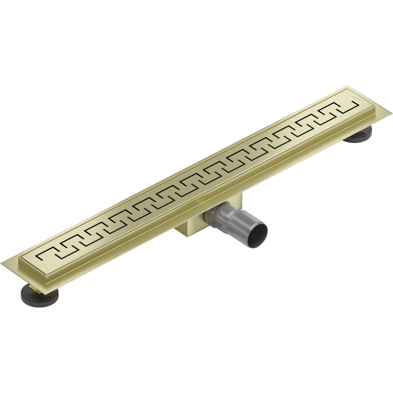 Mexen Flat M15 linear drain 70 cm, brushed gold - 1A24070-15