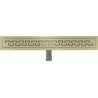 Mexen Flat M15 lineaarne äravool 70 cm, harjatud kuldne - 1A24070-15