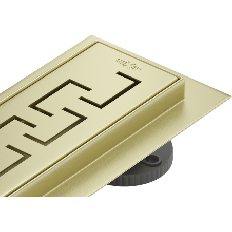 Mexen Flat M15 Linienentwässerung 90 cm, gebürstetes Gold - 1A24090-15