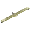 Mexen Flat M15 drain linéaire 90 cm, doré brossé - 1A24090-15