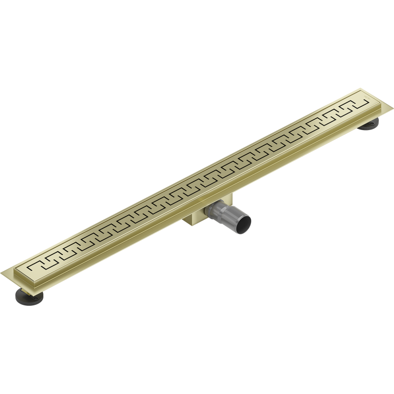 Mexen Flat M15 ralo linear 90 cm, dourado escovado - 1A24090-15