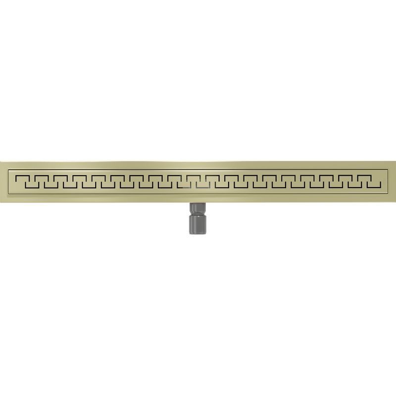 Mexen Flat M15 Linear Drain 90 cm, Brushed Gold - 1A24090-15