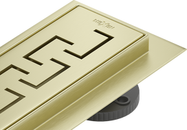 Mexen Flat 360° M15 draaibare lijnafvoer 50 cm, goud geborsteld - 1A24050-40