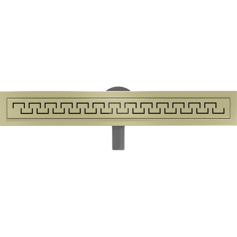 Mexen Flat 360° M15 Drehbarer Linienabfluss 70 cm, gebürstetes Gold - 1A24070-40