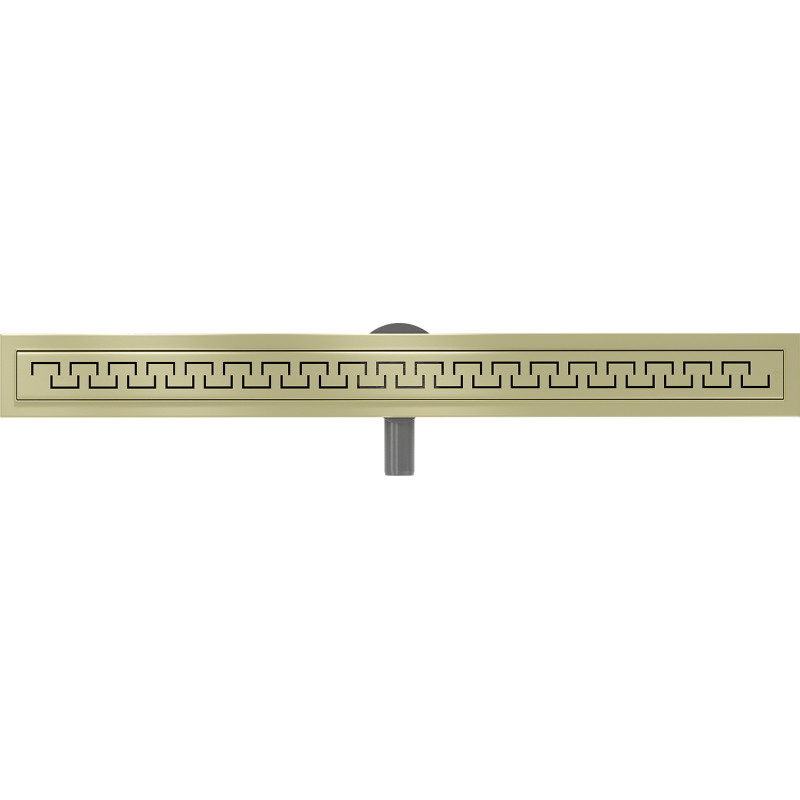 Mexen Flat 360° M15 pöörlev joone äravool 80 cm, harjatud kuldne - 1A24080-40