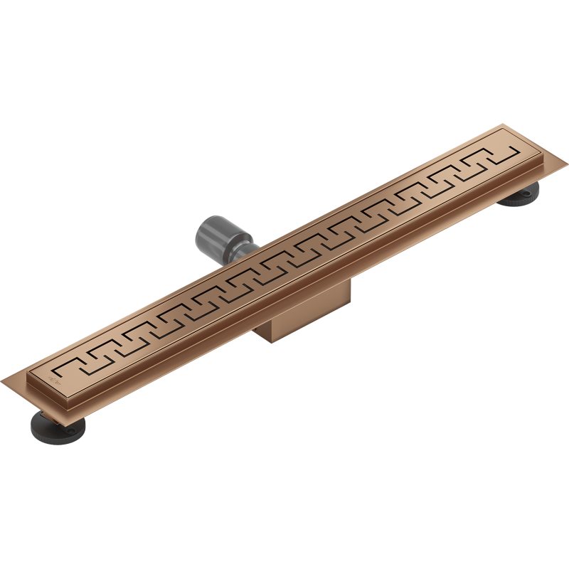 Mexen Flat M15 Linear Drain 60 cm, Brushed Copper - 1C24060-15