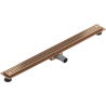 Mexen Flat M15 jooneline äravool 80 cm, harjatud vask - 1C24080-15