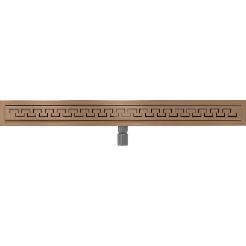 Mexen Flat M15 jooneline äravool 80 cm, harjatud vask - 1C24080-15