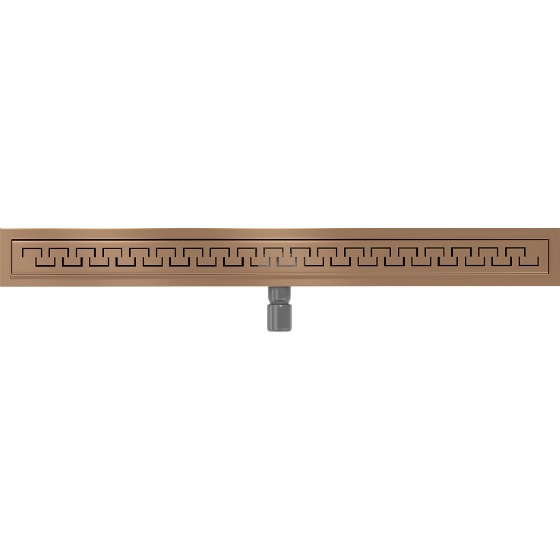 Mexen Flat M15 linear drain 80 cm, brushed copper - 1C24080-15