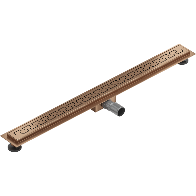 Mexen Flat M15 linear drain 90 cm, brushed copper - 1C24090-15