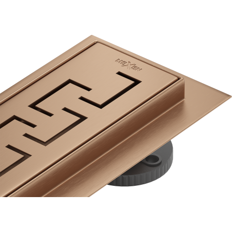 Mexen Flat M15 drain linéaire 100 cm, cuivre brossé - 1C24100-15