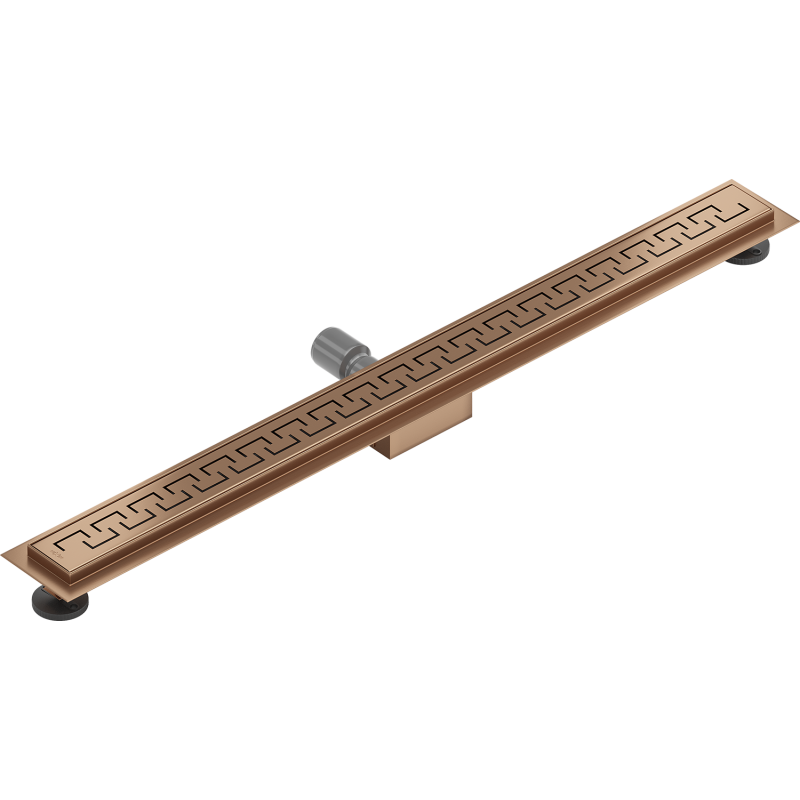 Mexen Flat M15 linear drain 100 cm, brushed copper - 1C24100-15