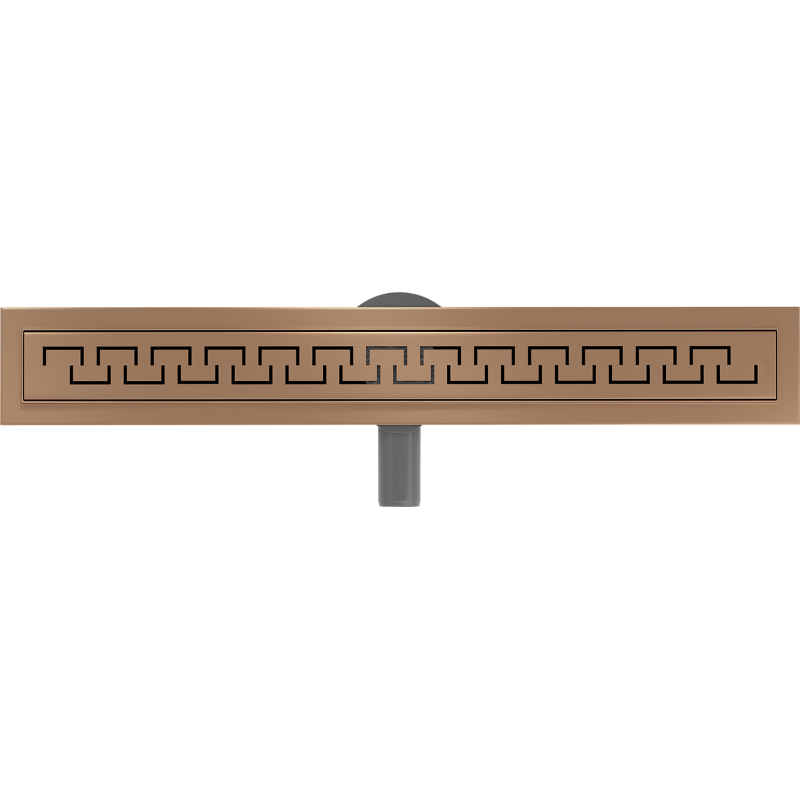 Mexen Flat 360° M15 Rotational Linear Drain 70 cm, Brushed Copper - 1C24070-40