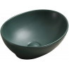 Mexen Elza lavabo à poser 40 x 33 cm, vert mat foncé - 21014047
