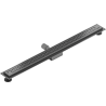 Mexen Flat M15 linear drain 100 cm, brushed gun gray - 1E24100-15