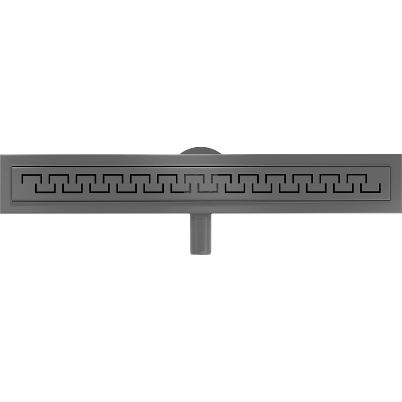Mexen Flat 360° M15 50 cm Rotating Linear Drain, Brushed Gun Gray - 1E24050-40