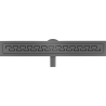 Mexen Flat 360° M15 Rotating Linear Drain 70 cm, Brushed Gun Gray - 1E24070-40
