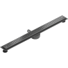 Mexen Flat 360° M15 pöörlev joontrapp 100 cm, harjatud gunmetallhall - 1E24100-40