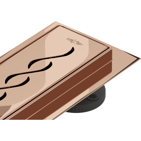 Mexen Flat M18 drain linéaire 60 cm, or rose - 1623060-15