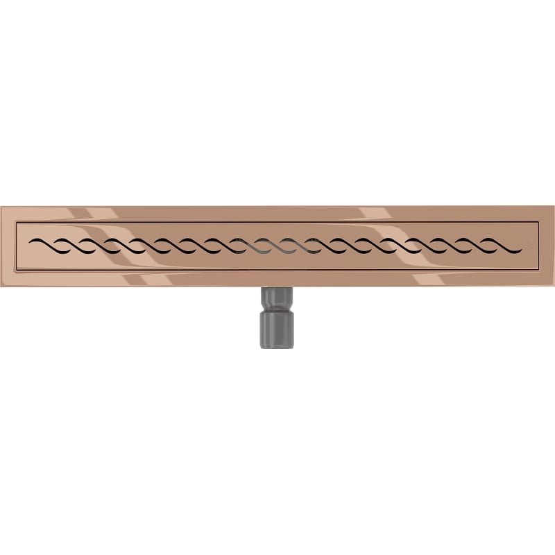 Mexen Flat M18 odpływ liniowy 60 cm, różowe złoto - 1623060-15