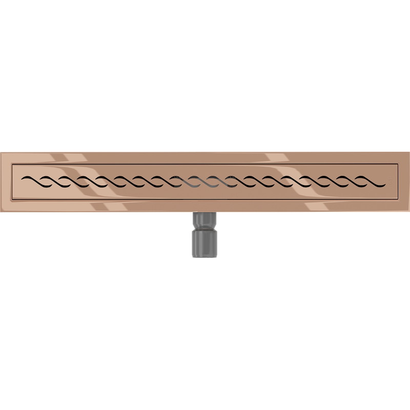 Mexen Flat M18 lineaarne äravool 70 cm, roosa kuld - 1623070-15